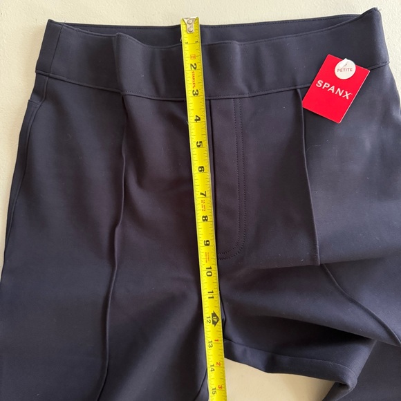 Spanx Supersmooth Perfect Fit Ponte Flare Pant in Navy NWT - Picture 8 of 16